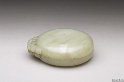 图片[2]-Round jade box with cloud-pattern handle, Song to Yuan dynasties, 960-1368 C.E.-China Archive